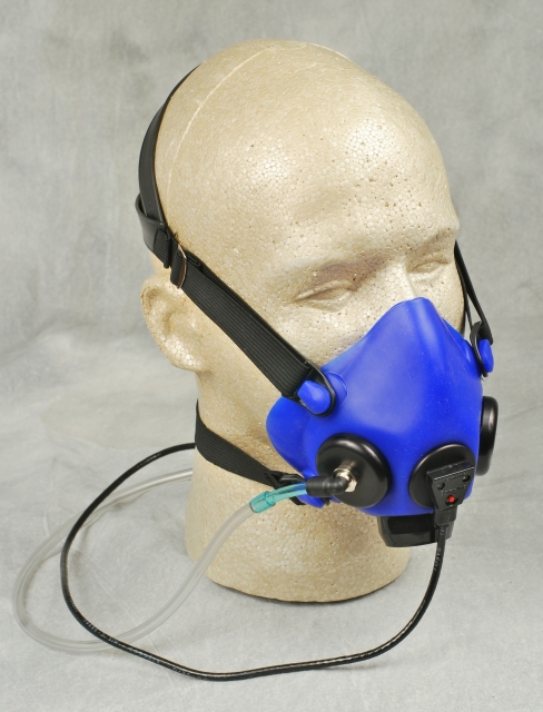 Sauerstoffmaske ALPS mit Mikrofon Größe L (Constant Flow Verbinder)